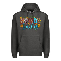 Charcoal Heather howdy bitches Premium Hoodie - Zillion Design Studio