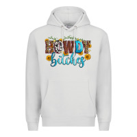 Dove Grey howdy bitches Premium Hoodie - Zillion Design Studio