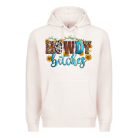 Pale Pink howdy bitches Premium Hoodie - Zillion Design Studio