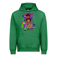 Emerald Thick Thighs Spooky Vibes Urban Hoodie - texasbilliewilder