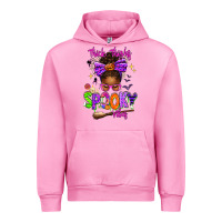 Fuchsia Pink Thick Thighs Spooky Vibes Urban Hoodie - texasbilliewilder