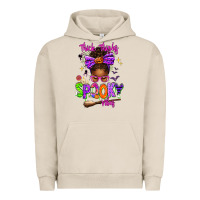 Pigment French Oak Thick Thighs Spooky Vibes Urban Hoodie - texasbilliewilder