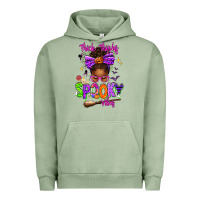 Pigment Oil Green Thick Thighs Spooky Vibes Urban Hoodie - texasbilliewilder