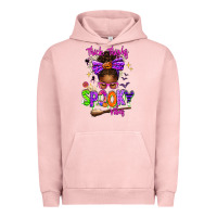Pigment Salmon Thick Thighs Spooky Vibes Urban Hoodie - texasbilliewilder
