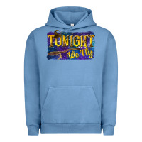 Pigment Pebble Blue Tonight We Fly Urban Hoodie - texasbilliewilder