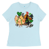 Baby Blue st patricks day coop animals Ladies Tee - Artiststas