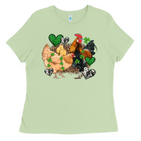 Matcha st patricks day coop animals Ladies Tee - Artiststas