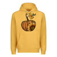 Mustard pumpkin with sunflower Premium Hoodie - RanaPortraitStore