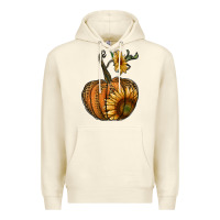 Sandshell pumpkin with sunflower Premium Hoodie - RanaPortraitStore