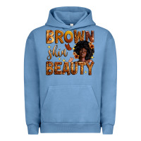 Pigment Pebble Blue brown skin beauty Urban Hoodie - Zillion Design Studio