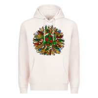 Pale Pink new year sunflower Premium Hoodie - RanaPortraitStore