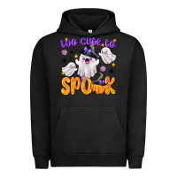 Pigment Black Too Cute To Spook Urban Hoodie - texasbilliewilder