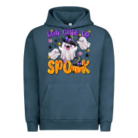 Pigment Midnight Navy Too Cute To Spook Urban Hoodie - texasbilliewilder