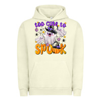 Pigment Pistachio Too Cute To Spook Urban Hoodie - texasbilliewilder