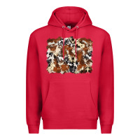 Cowhide Background Premium Hoodie | Teevron