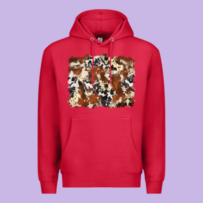 Cowhide Background Premium Hoodie Designed By Zillion Design Studio