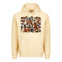 Pina Colada cowhide background Premium Hoodie - Zillion Design Studio