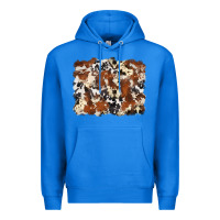 True Royal cowhide background Premium Hoodie - Zillion Design Studio