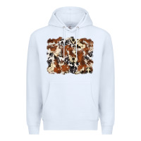 White cowhide background Premium Hoodie - Zillion Design Studio