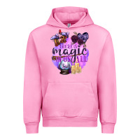 Fuchsia Pink There Is Magic In Us All Urban Hoodie - texasbilliewilder