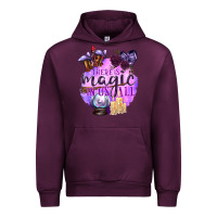 Mauve Wine There Is Magic In Us All Urban Hoodie - texasbilliewilder