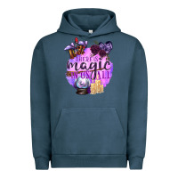 Pigment Midnight Navy There Is Magic In Us All Urban Hoodie - texasbilliewilder