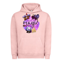 Pigment Salmon There Is Magic In Us All Urban Hoodie - texasbilliewilder