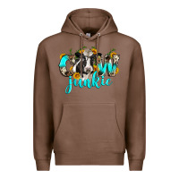 Chestnut cow junkie Premium Hoodie - Zillion Design Studio