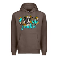 Coffee cow junkie Premium Hoodie - Zillion Design Studio
