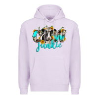 Lilac cow junkie Premium Hoodie - Zillion Design Studio