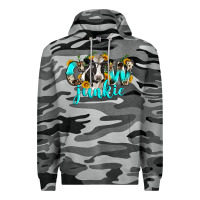 Slate Camo cow junkie Premium Hoodie - Zillion Design Studio
