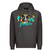Smoke cow junkie Premium Hoodie - Zillion Design Studio