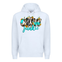 White cow junkie Premium Hoodie - Zillion Design Studio