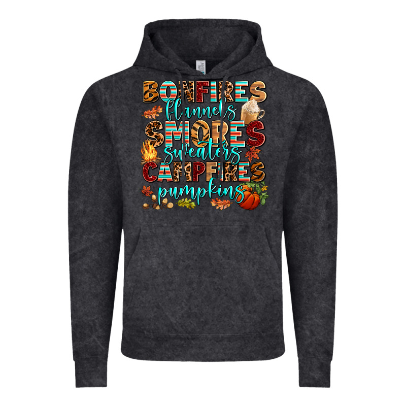 Bonfires Flannels Smores Vintage Hoodie by AdoDesignShop | Teevron