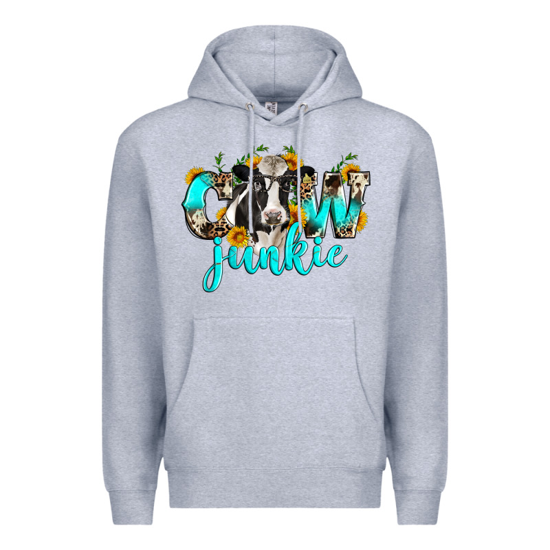 Cow Junkie Premium Hoodie by Zillion Design Studio | Teevron