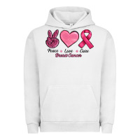 Pigment Lunar Rock breast cancer peace love cure Urban Hoodie - RanaPortraitStore