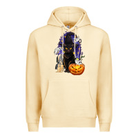 Pina Colada Halloween Cat and Pumpkin Premium Hoodie - texasbilliewilder