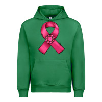 Emerald breast cancer awareness ribbon Urban Hoodie - RanaPortraitStore