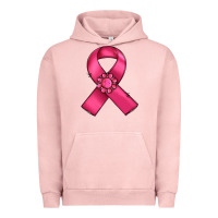 Pigment Salmon breast cancer awareness ribbon Urban Hoodie - RanaPortraitStore