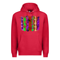 Cardinal Halloween Brushstrokes Premium Hoodie - texasbilliewilder