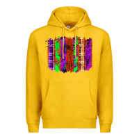 Lemon Halloween Brushstrokes Premium Hoodie - texasbilliewilder