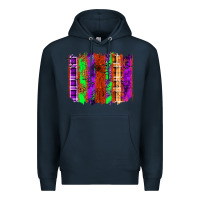 Navy Halloween Brushstrokes Premium Hoodie - texasbilliewilder