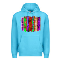 Ocean Blue Halloween Brushstrokes Premium Hoodie - texasbilliewilder