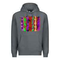 Rock Halloween Brushstrokes Premium Hoodie - texasbilliewilder