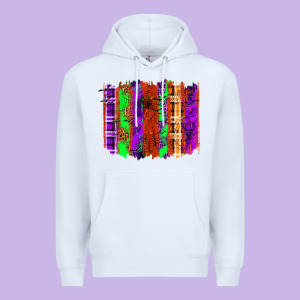 Halloween Brushstrokes Premium Hoodie Designed By Texasbilliewilder