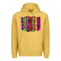 Antique Gold Halloween Brushstrokes Premium Hoodie - texasbilliewilder