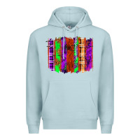 Blue Mist Halloween Brushstrokes Premium Hoodie - texasbilliewilder