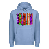 Colony Blue Halloween Brushstrokes Premium Hoodie - texasbilliewilder