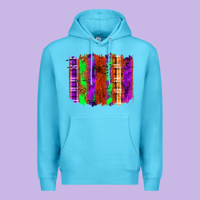 Halloween Brushstrokes Premium Hoodie Designed By Texasbilliewilder