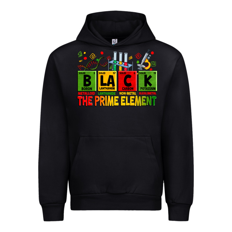Black The Prime Element Urban Hoodie by Zillion Design Studio | Teevron